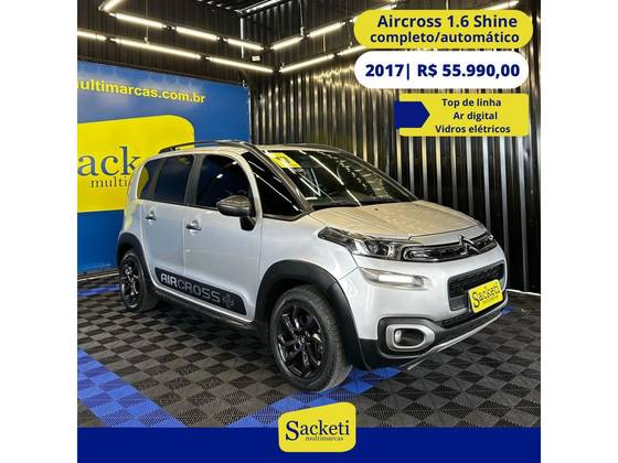 CITROËN AIRCROSS 1.6 SHINE 16V FLEX 4P AUTOMÁTICO CITROËN AIRCROSS 1.6 SHINE 16V FLEX 4P AUTOMÁTICO